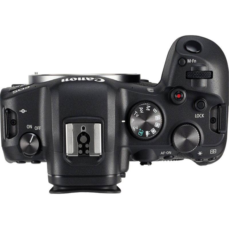 Canon EOS R6 Mirrorless Camera Body Product Top View