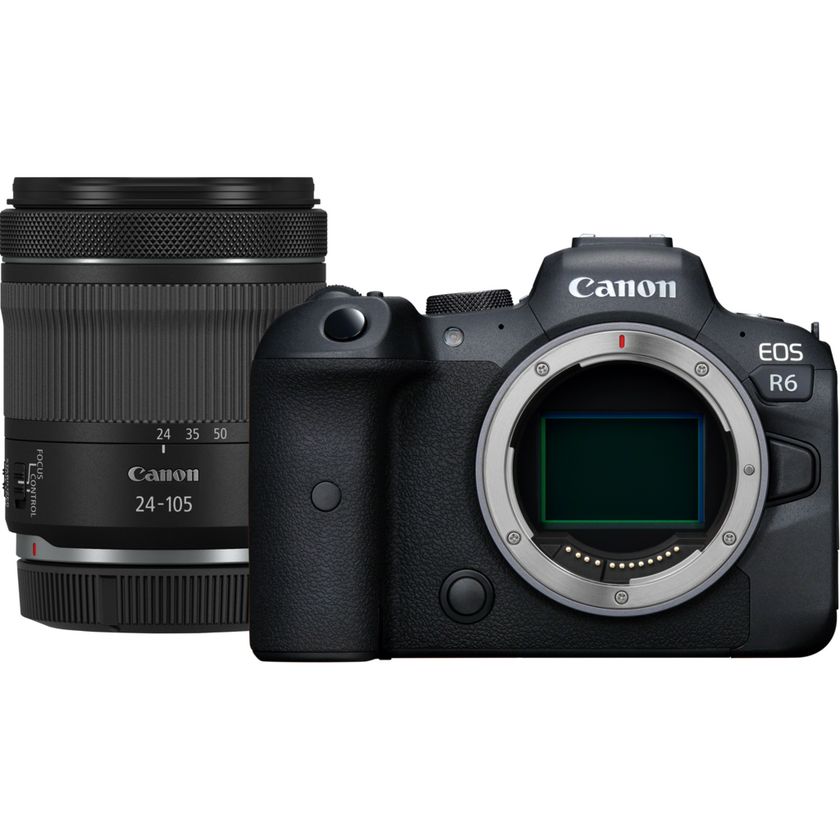 Canon EOS R6 spiegellose Kamera + RF 24-105mm F4-7.1 IS STM 