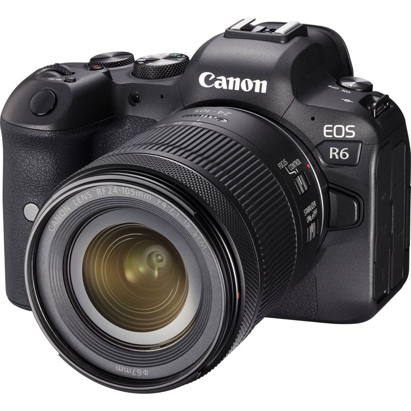 Canon EOS R6-systeemcamera + RF 24-105mm F4-7.1 IS STM-lens in  Wifi-camera's — Canon Nederland Store