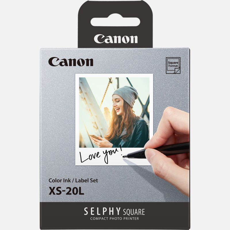 Imprimante photo portable selphy square qx10 noire noir Canon