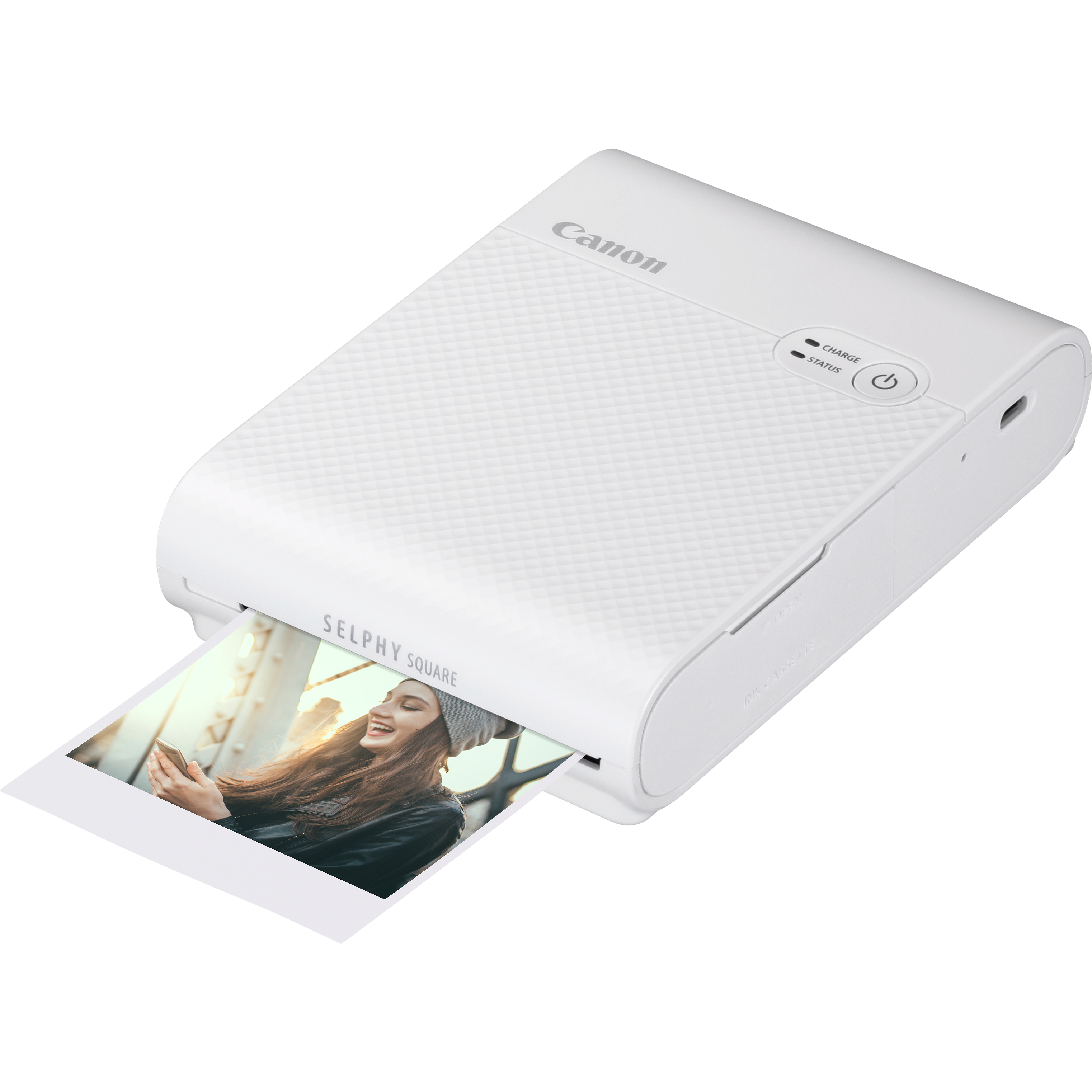 Buy Canon SELPHY SQUARE QX10 Portable Colour Photo Wireless Printer, White  — Canon UK Store
