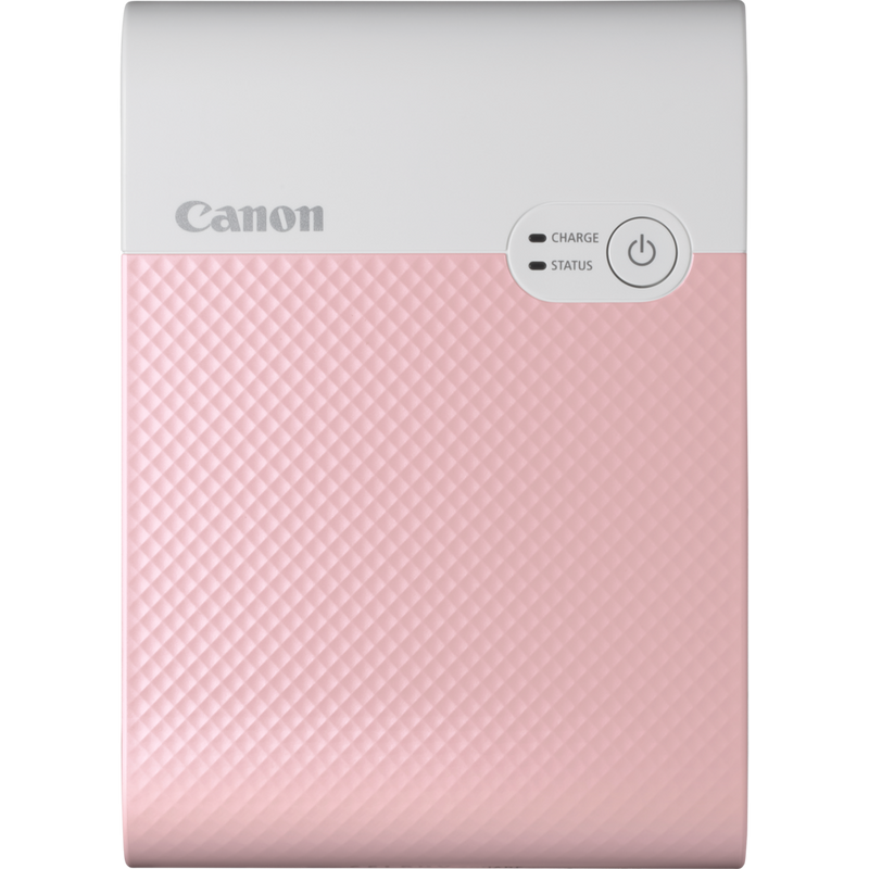Canon SELPHY SQUARE QX10 Portable Colour Photo Wireless Printer, Pink