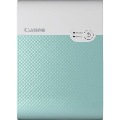 Canon SELPHY Square QX10 Compact Photo Printer Kit (White) with XS-20L Ink, Printers