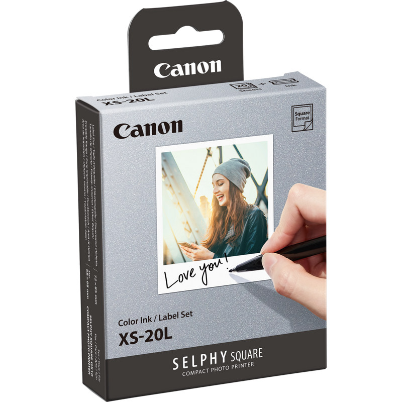 Jeu d'encre et de papier Canon XS-20L - 20 tirages Produits Vue avant inclinée