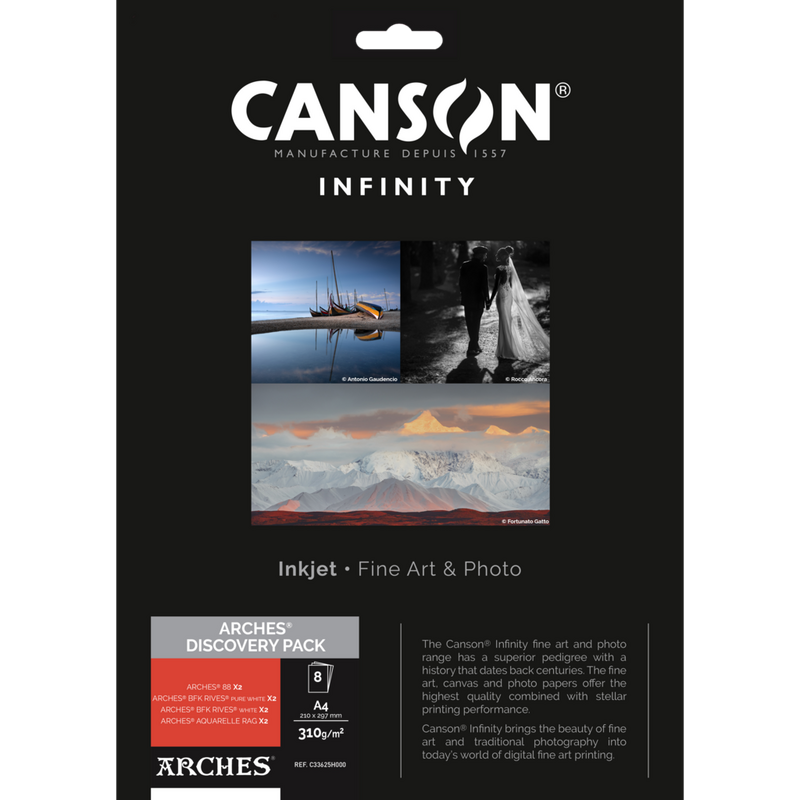 

Canson ARCHES® Discovery Pack, A4, 8 Sheets