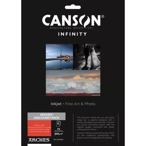 Canson ARCHES® Discovery Pack, A4, 8 Sheets