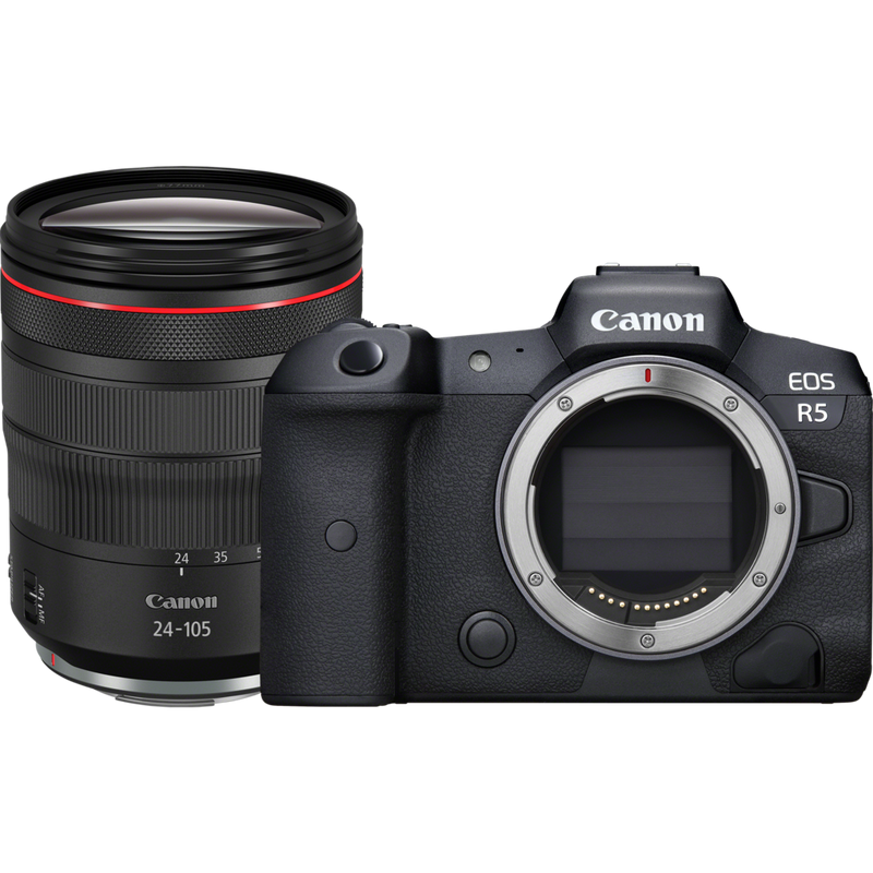 Buy Canon EOS R5 Mirrorless Camera + RF 24-105mm F4L IS USM Lens In Wi ...