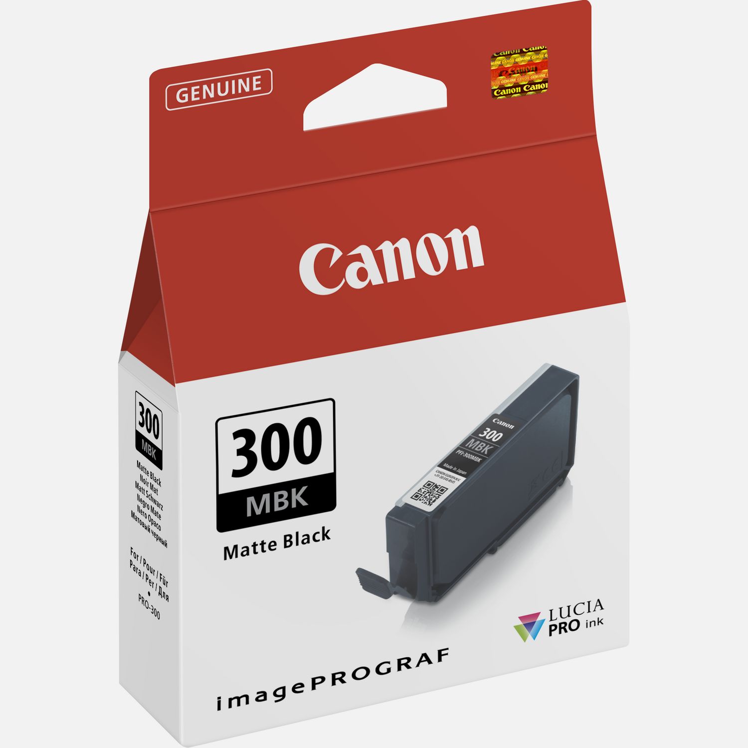 Cartouche d'encre noire mate Canon PFI-300MBK