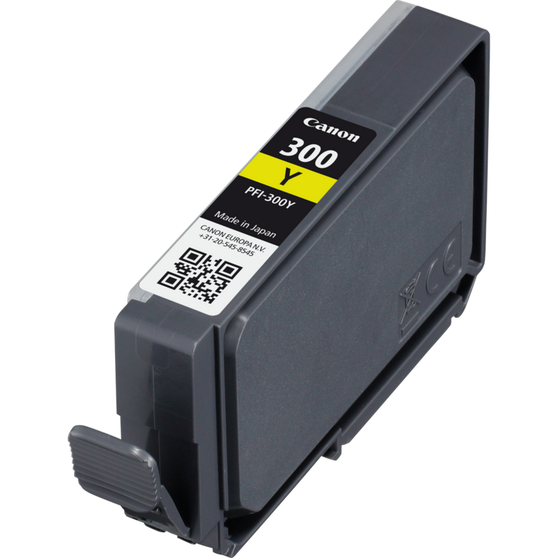 Canon PFI-300Y Yellow Ink Cartridge Product Cartridge Right View