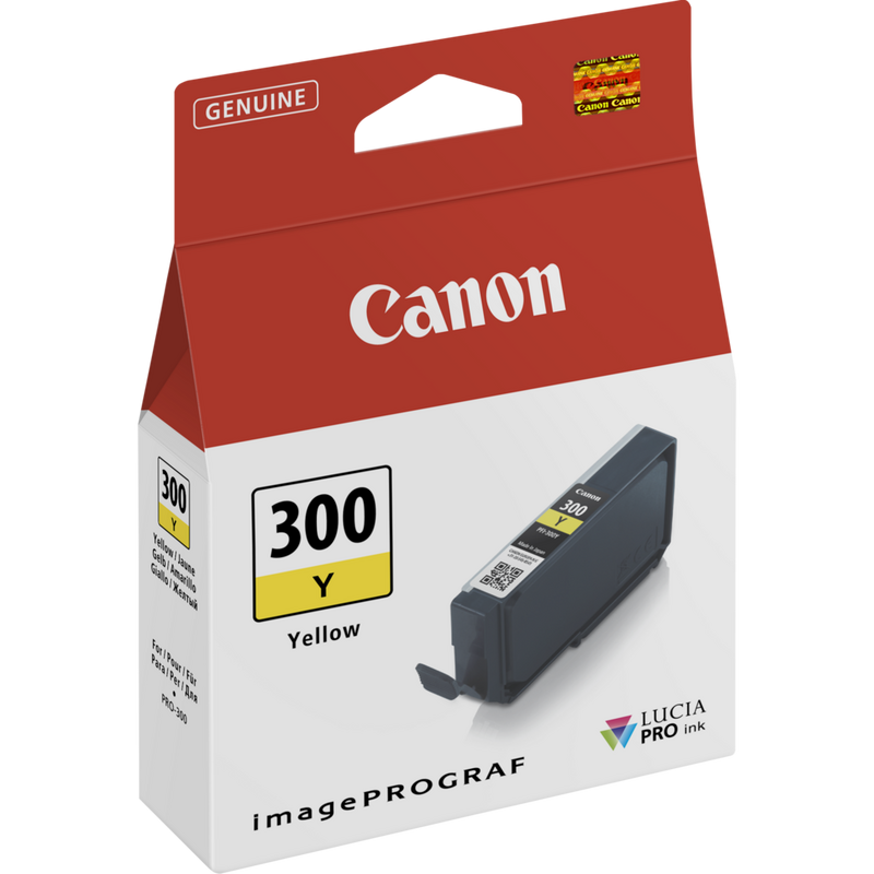Canon PFI-300Y Yellow Ink Cartridge
