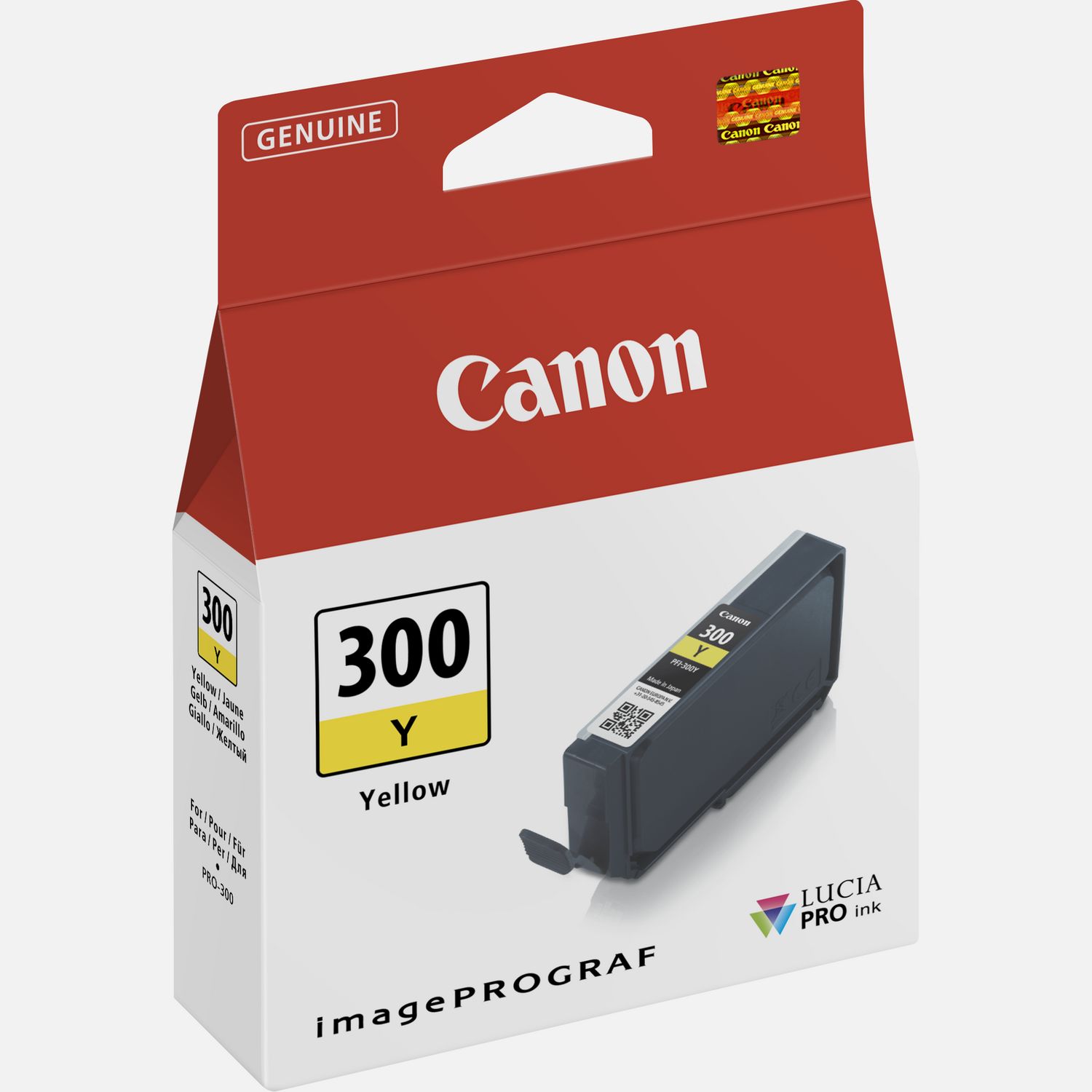 Cartouche d'encre jaune Canon PFI-300Y