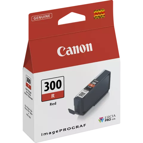 Canon PFI-300R Red Ink Cartridge