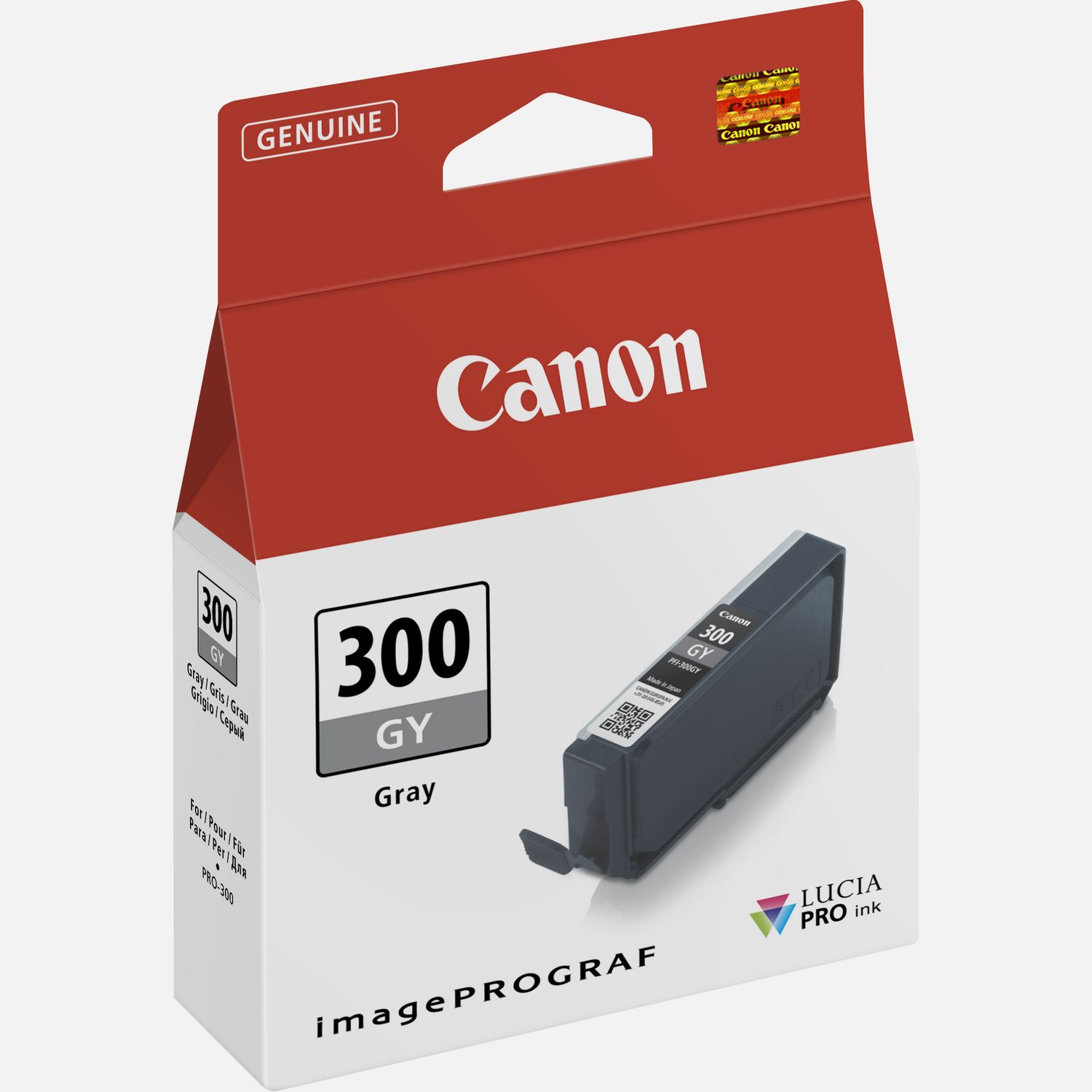 Cartouche d'encre grise Canon PFI-300GY
