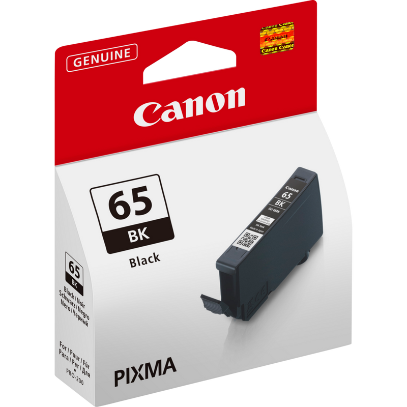 Canon CLI-65BK Black Ink Cartridge Product Left View