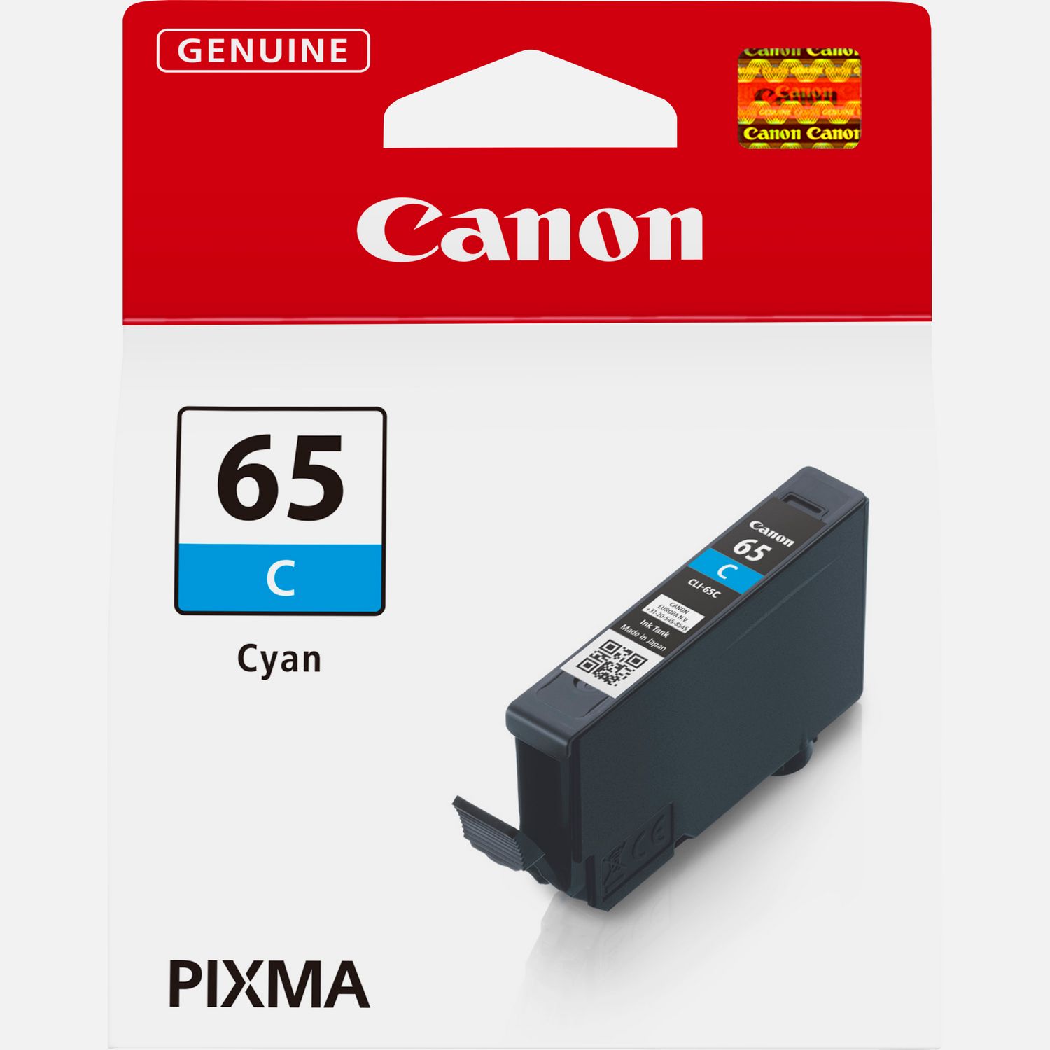 Cartouche d'encre cyan Canon CLI-65C