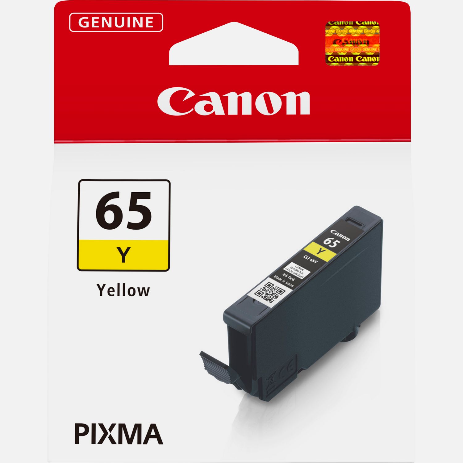 Cartouche d'encre jaune Canon CLI-65Y