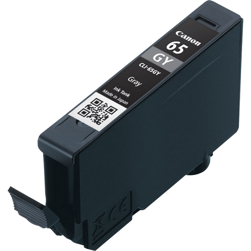 Canon CLI-65GY Tinte Grau Produkt Ansicht der Patrone von rechts