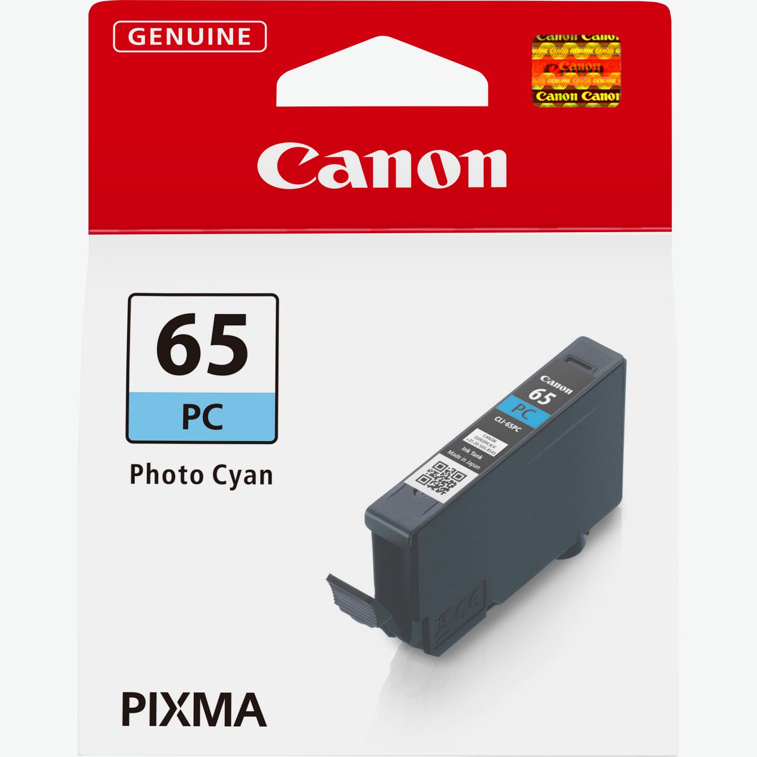 Cartouche d'encre photo cyan Canon CLI-65PC — Boutique Canon Suisse