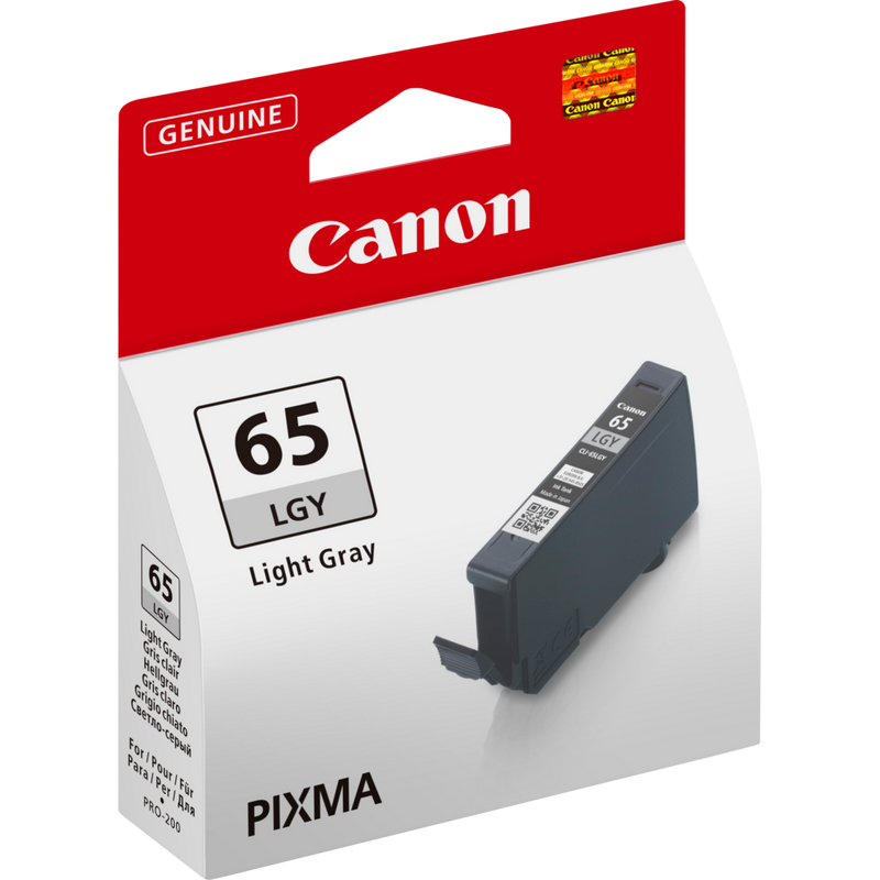 Canon CLI-65LGY Light Gray Ink Cartridge Product Left View