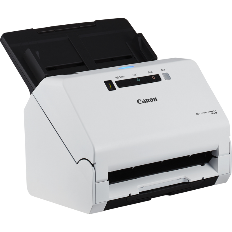 Canon imageFORMULA R40 Desktop Scanner Product Front Left View