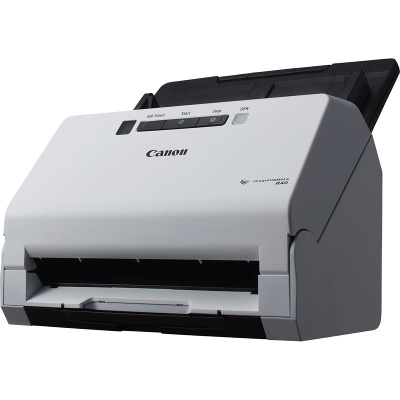 Canon imageFORMULA R40 Desktop Scanner Product Front Right View