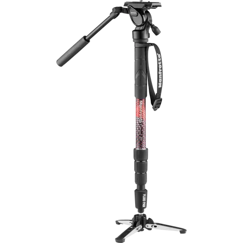 Manfrotto Elet MII Video Monopod Aluminium Kit with Fluid Head