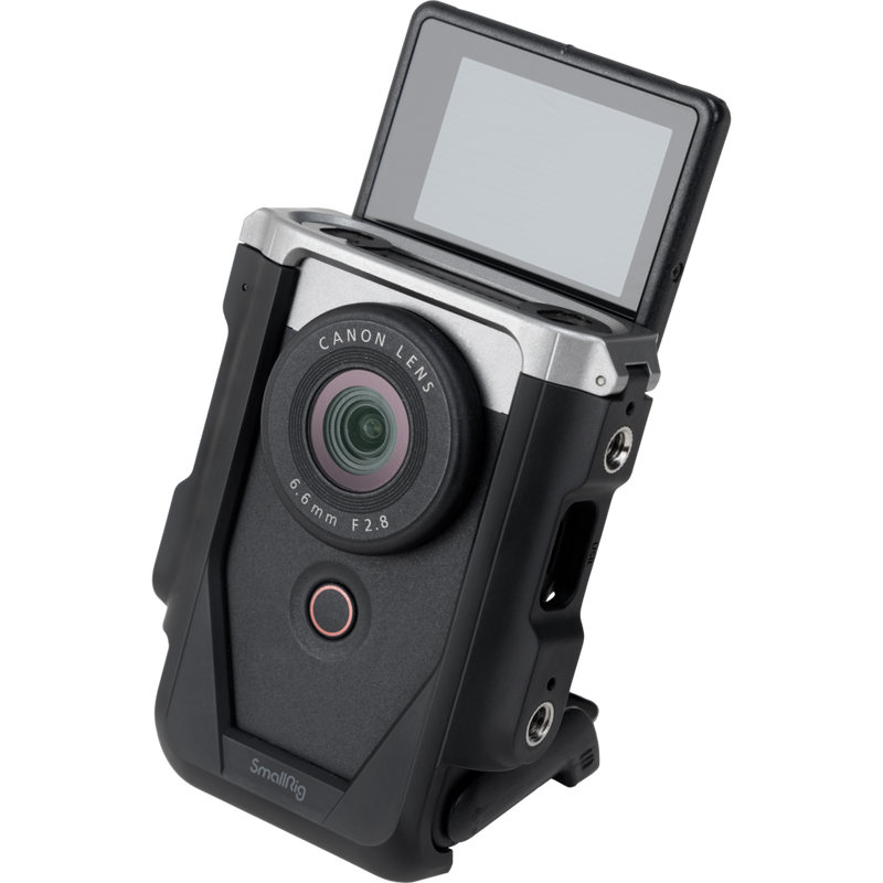 SmallRig Camera Cage Product Right View with display open upwards