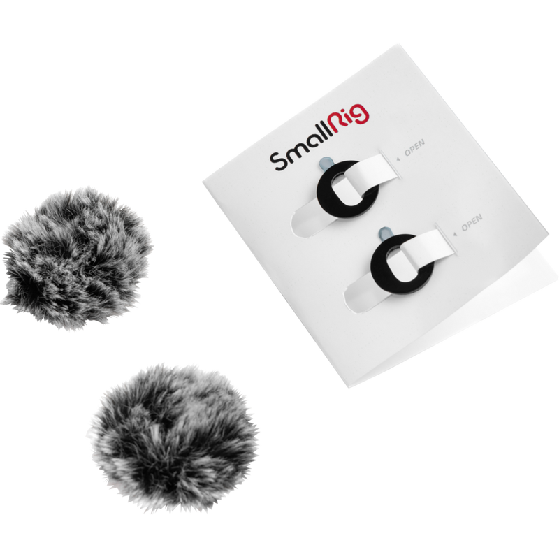 Bonnettes anti-vent SmallRig Produit Vue avant droite inclinée