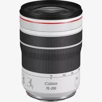 Canon RF 70-200mm F4L IS USM Lens Product Diagonal Top-Down View