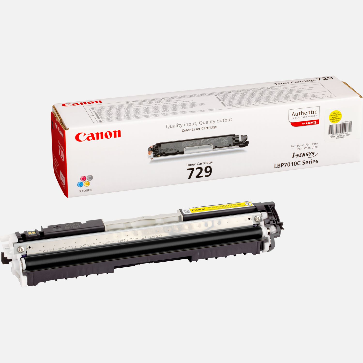 Cartouche toner jaune Canon 729Y