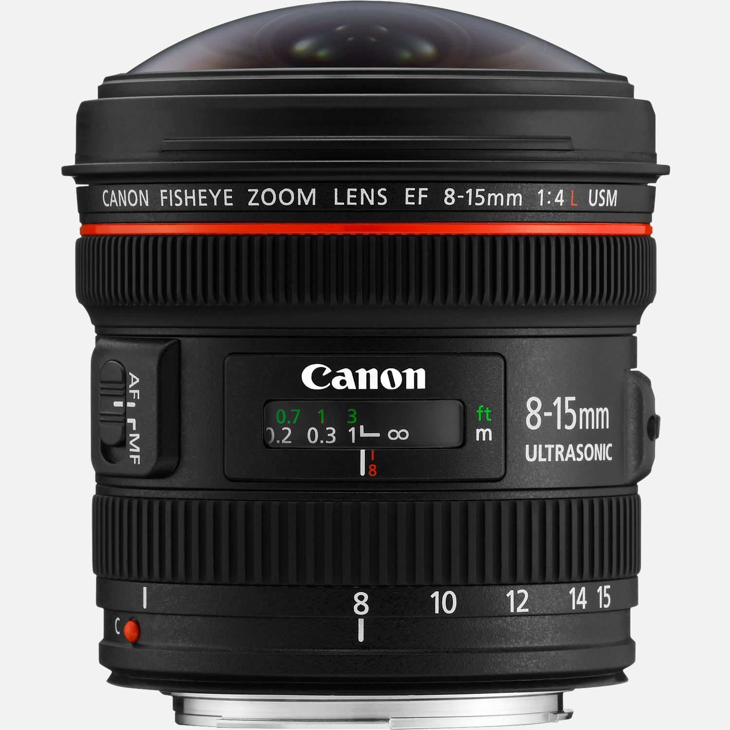 Canon EF 8-15mm f/4L Fisheye USM Lens International Model 