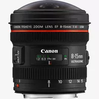 Canon EF 8-15mm f/4L Fisheye USM Lens Product Front View