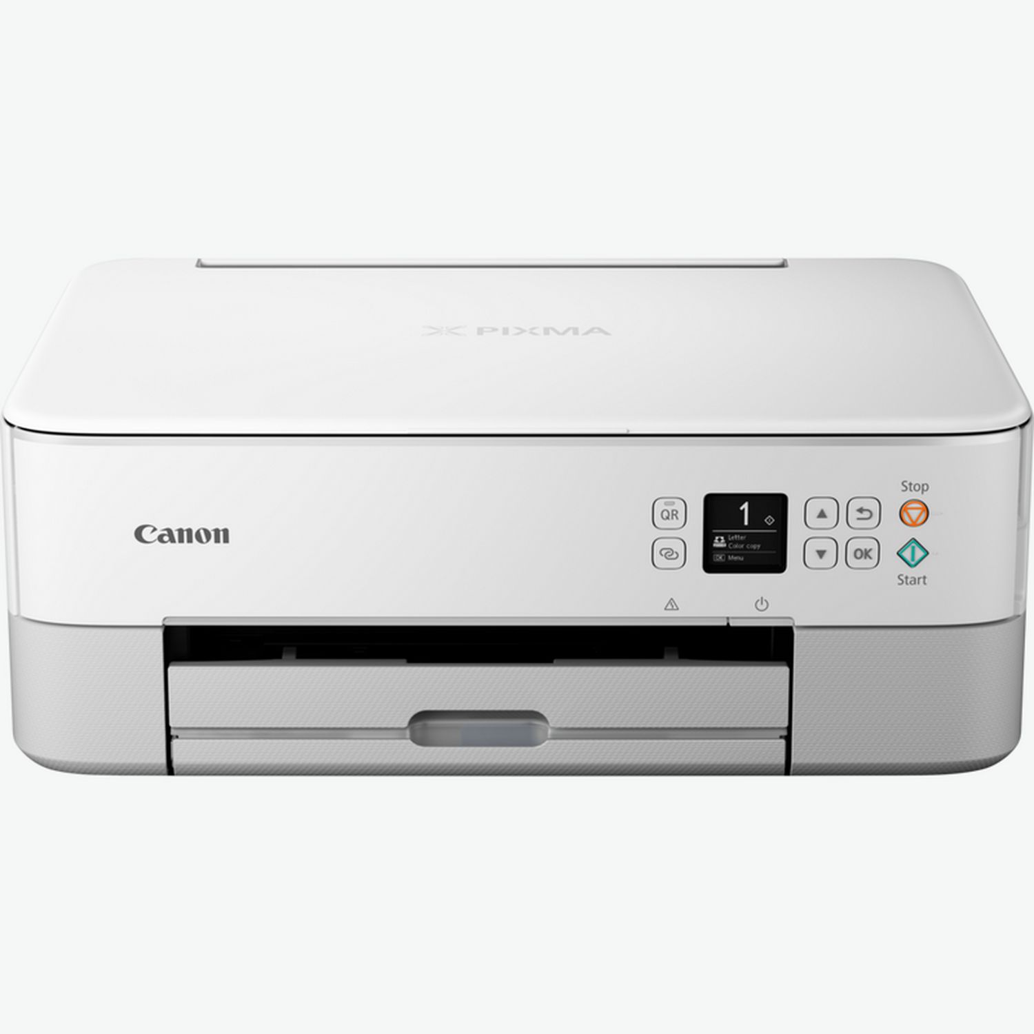 Comprar Impresora multifunción fotográfica de inyección de tinta en color e  inalámbrica Canon PIXMA TS5351a, en blanco en Interrumpido — Tienda Canon  Espana