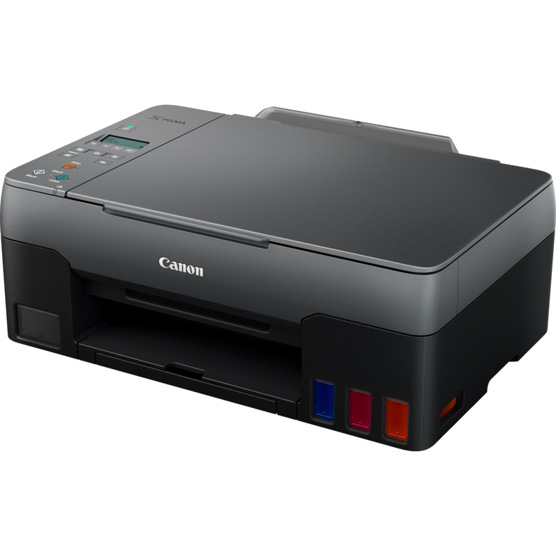 Canon PIXMA G3420 Wireless Colour 3-in-1 Refillable MegaTank Printer Product Front Slant View