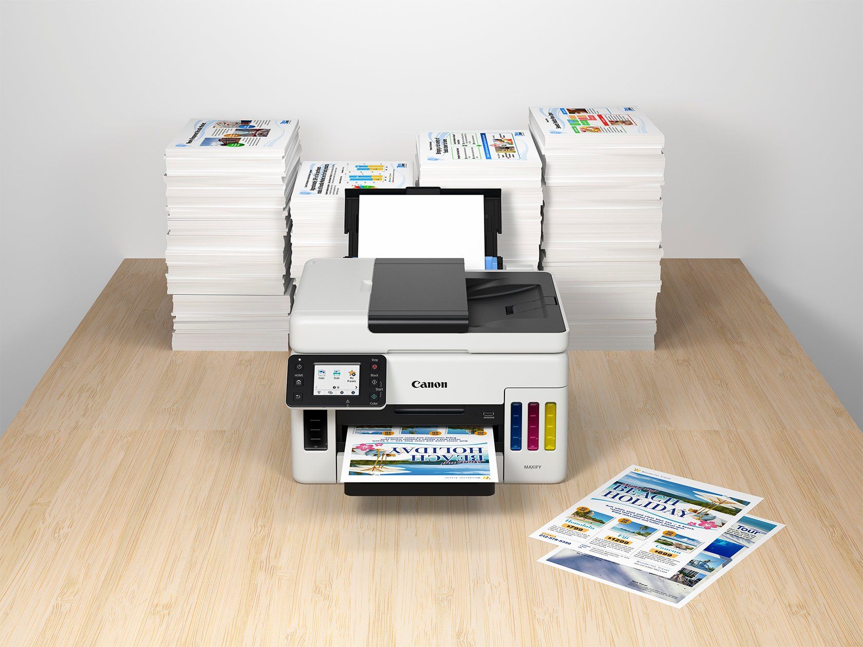 3-in-1 Inkjet Printer — Canon MegaTank Canon Sweden Store Refillable Buy MAXIFY GX6050 Wireless