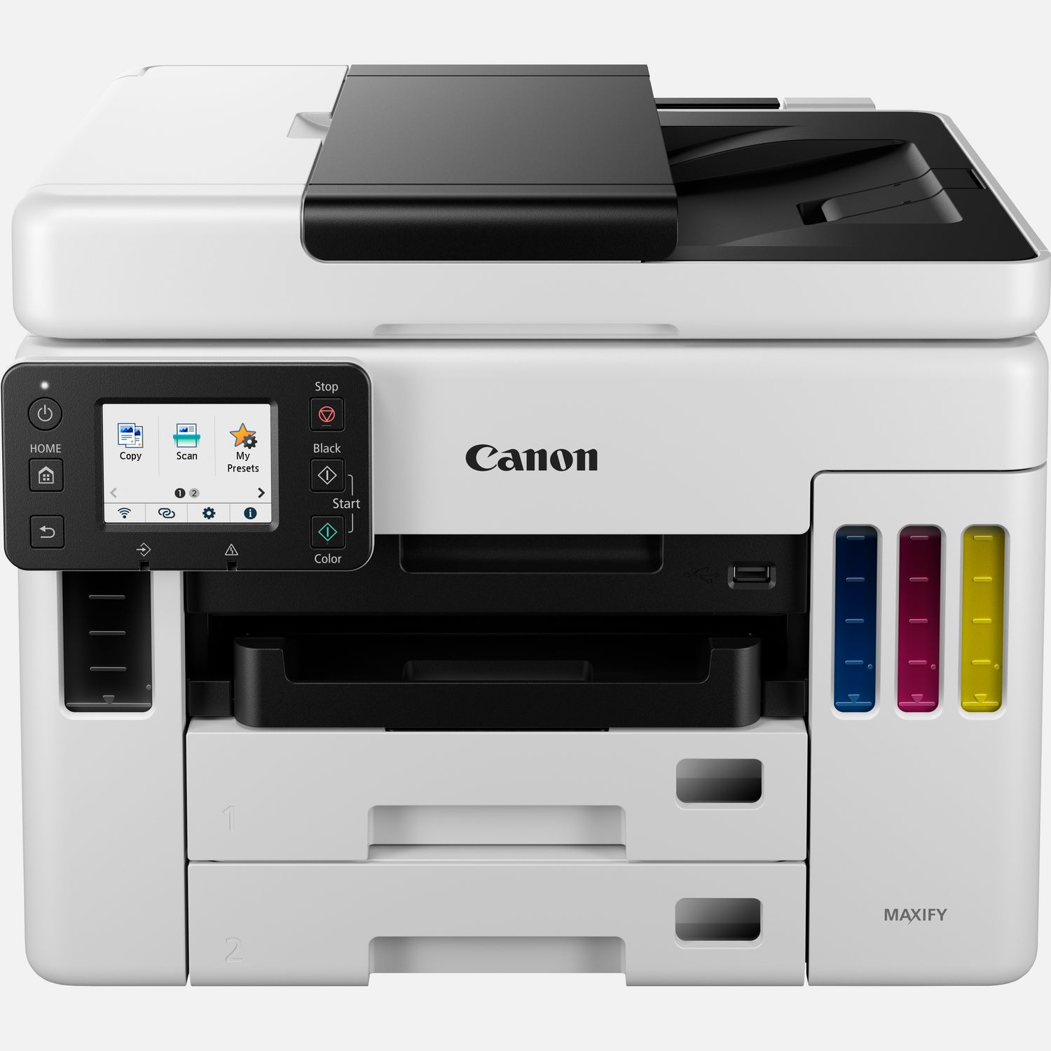 snor matras Diplomatieke kwesties Multifunctionele, wireless Canon MAXIFY GX7050-kleureninkjetprinter met  navulbare MegaTank in Printer met inkttank — Canon Belgie Store
