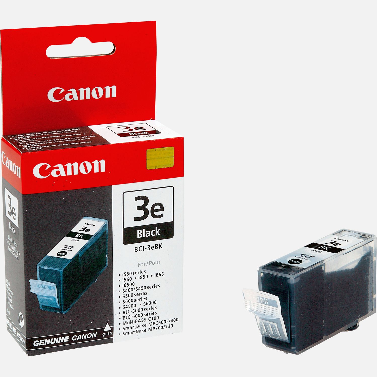 Cartouche d'encre noire Canon BCI-3e BK