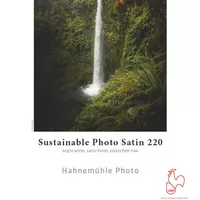 Hahnemühle Sustainable Photo Satin Paper 220 gsm, A3, 25 Sheets Product Vista frontal de papel