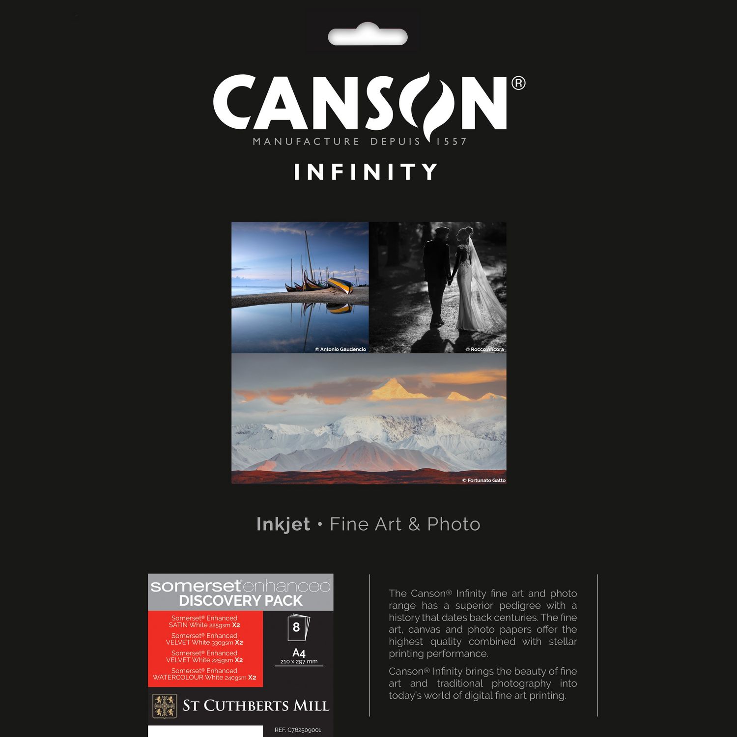 

Canson Infinity Somerset Enhanced Discovery Pack (8 Sheets)