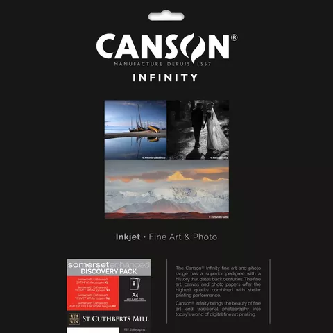 Canson Infinity Somerset Enhanced Discovery Pack (8 Sheets)