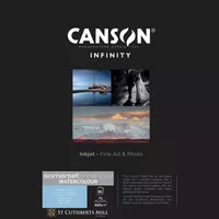 Canson Infinity Somerset Enhanced Watercolour Rag White Paper, 240 gsm, A3, 25 Sheets Paper series and sample print