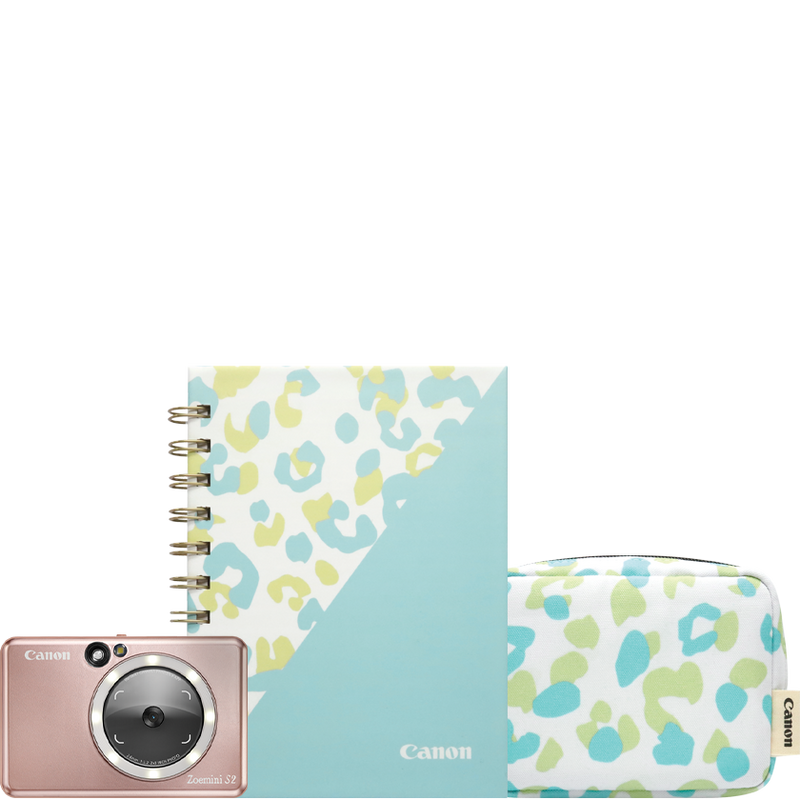 Canon Zoemini S2 Instant Camera Colour Photo Printer, Rose Gold + Diary + Pouch Product All Products positioned