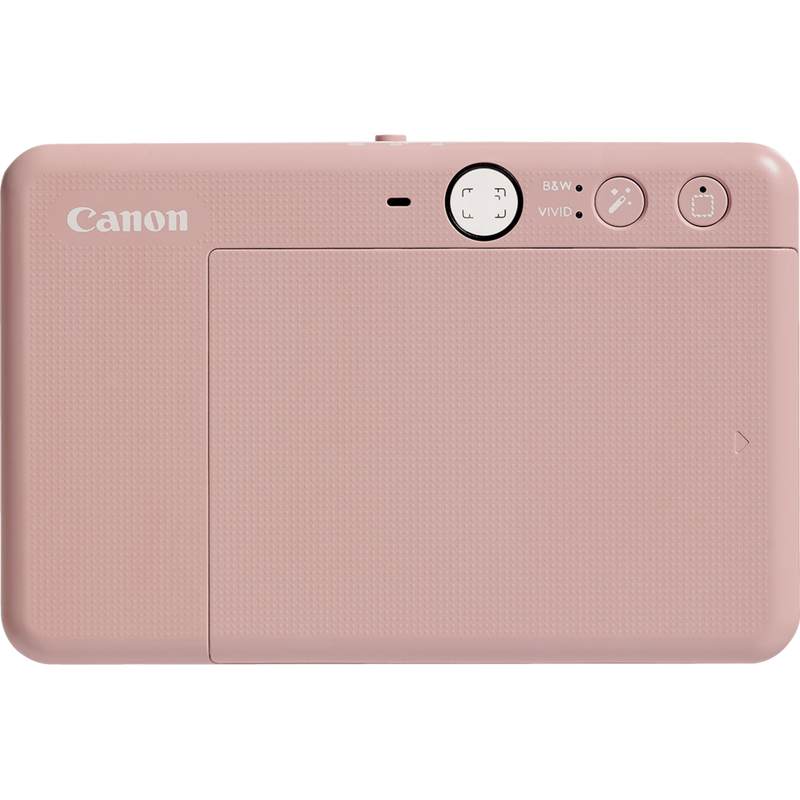Canon Zoemini S2 Instant Camera Colour Photo Printer, Rose Gold + Diary + Pouch Product Back View