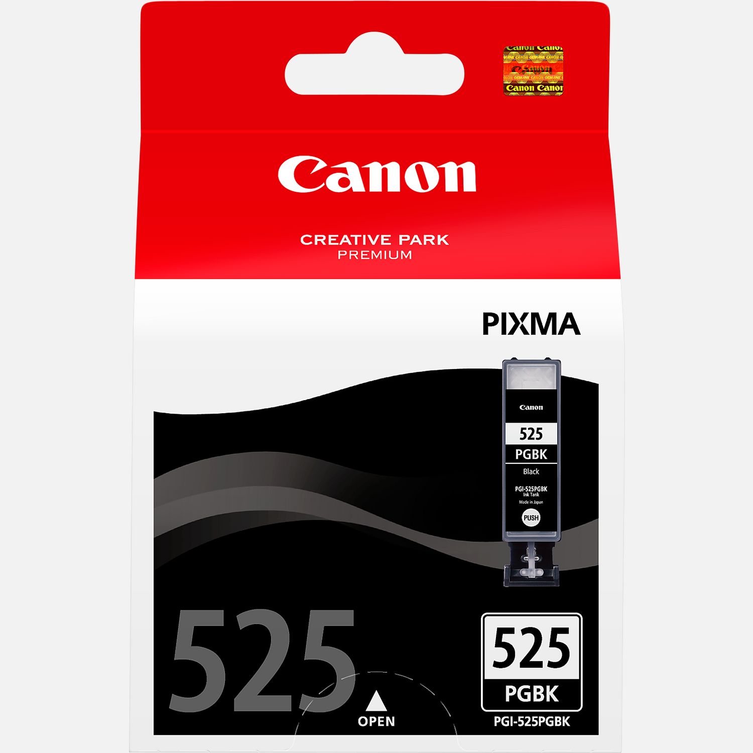 Cartouche d'encre noire pigmentée Canon PGI-525PGBK
