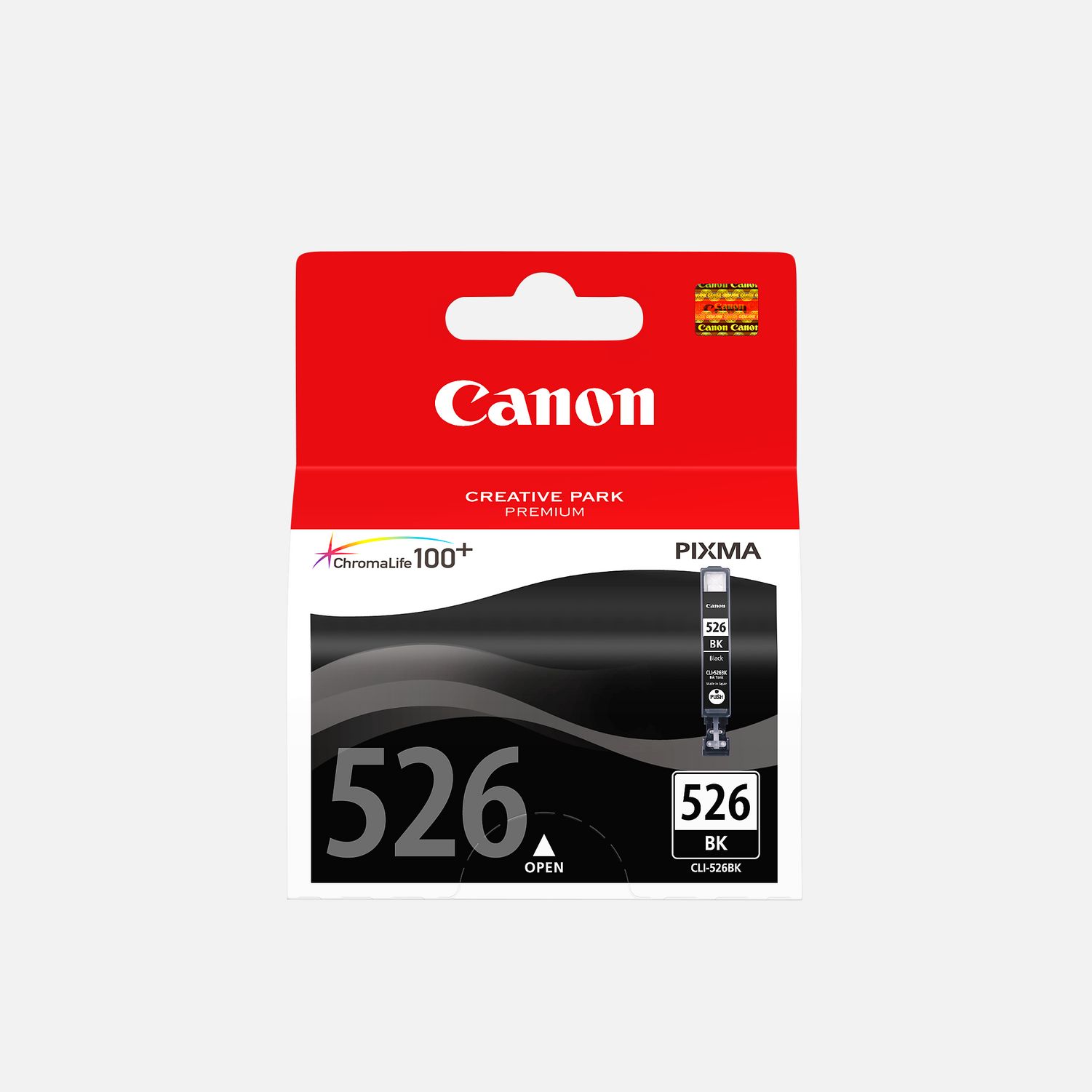 Cartouche d'encre noire Canon CLI-526BK