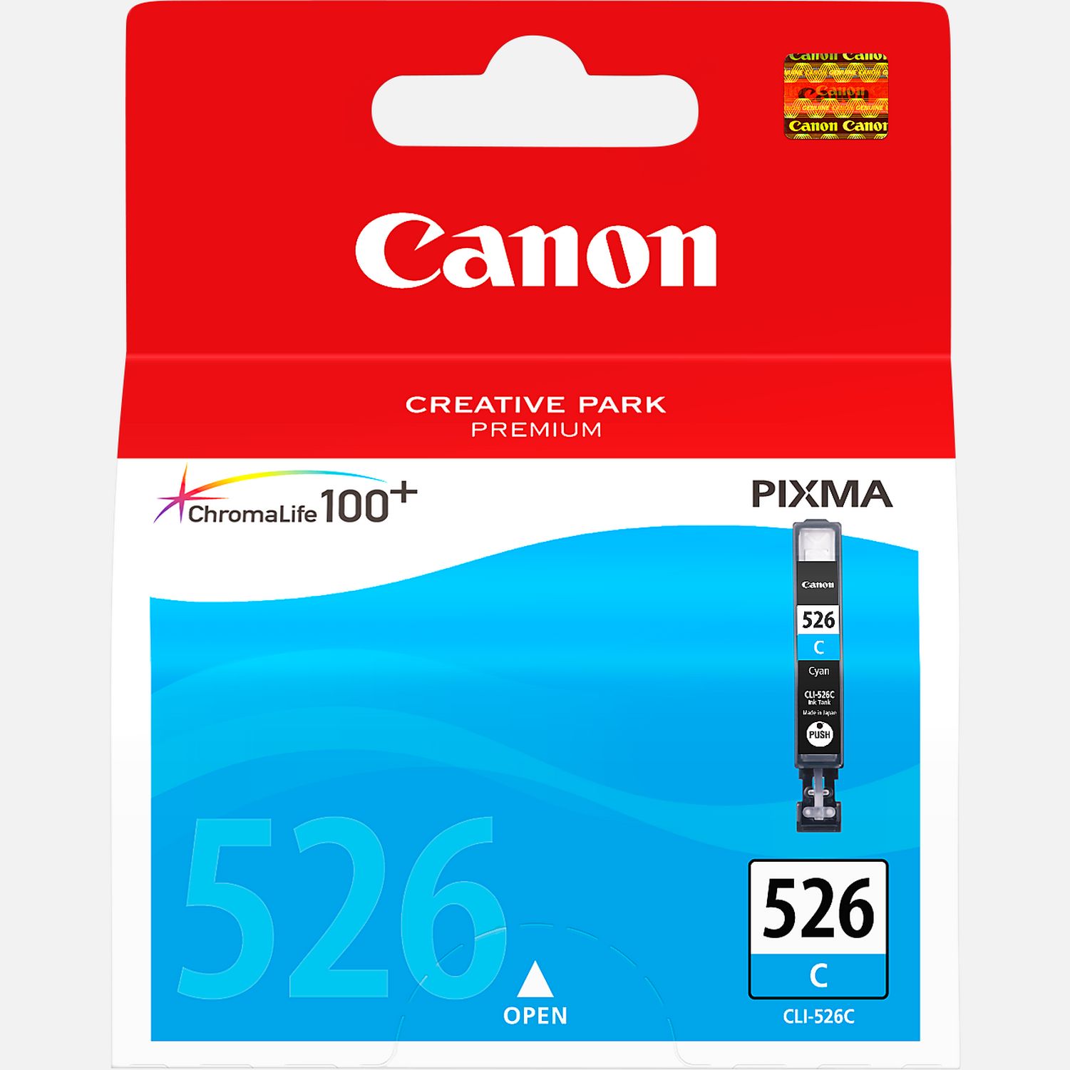 Cartouche d'encre cyan Canon CLI-526C
