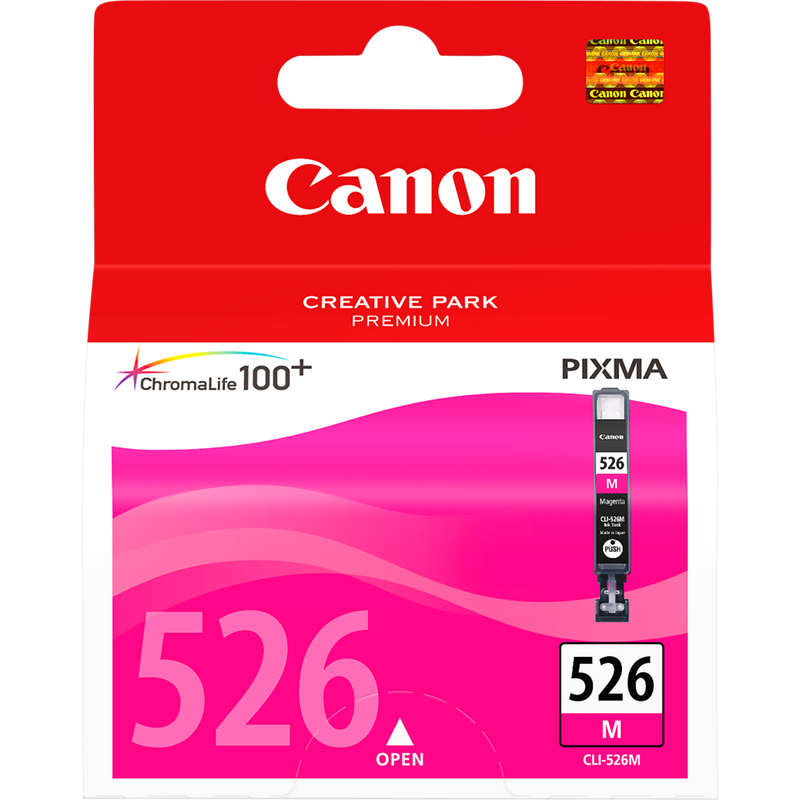 Cartucho de tinta magenta Canon CLI-526M Producto Vista frontal