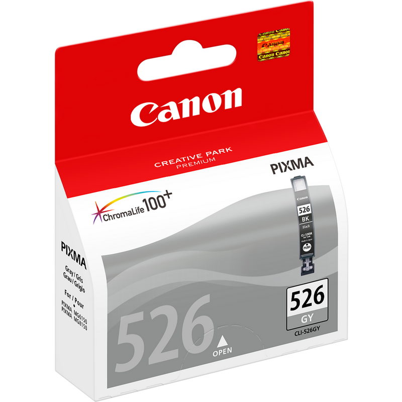 Cartucho de tinta gris Canon CLI-526GY Producto Vista izquierda