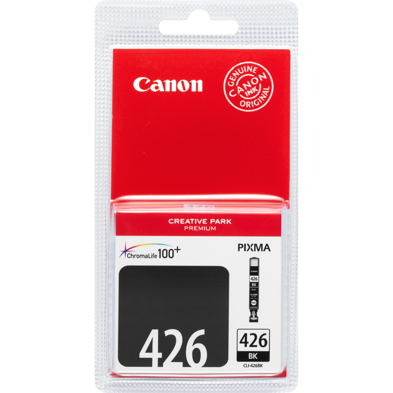 Canon CLI-426BK Black Ink Cartridge Product Front View