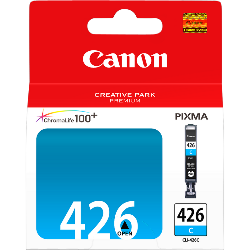Canon CLI-426C Cyan Ink Cartridge Product Front View